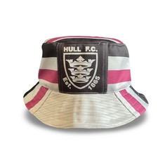 HULL FC Rugby League Bucket Hat from Upcycled Official Hummel Shirt 