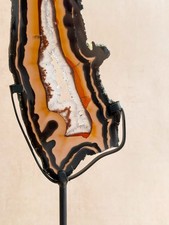Agate Slice on Stand From