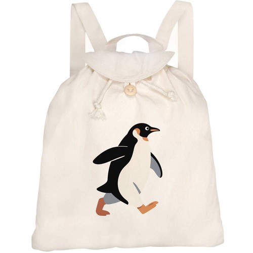 Walking penguin canvas - 'walking,