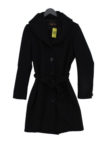 Reiss women coat black - m,