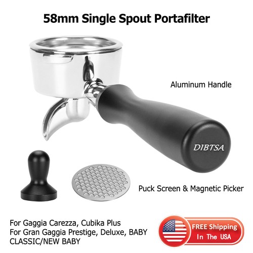 58mm portafilter single spout - portafilter,