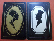 2 Vtg Art Deco Swap Playing