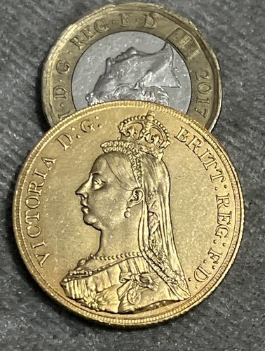 Gold plated restrike 1887 - gold,