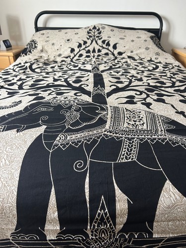 Indian elephant double - indian, bed