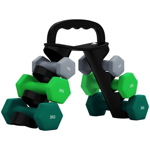 Sportnow dumbbells set with - dumbbells,