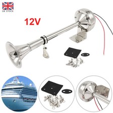 12V Single Trumpet Horn Marine Boat Air Horn 125dB Electric Air Horn for Truck