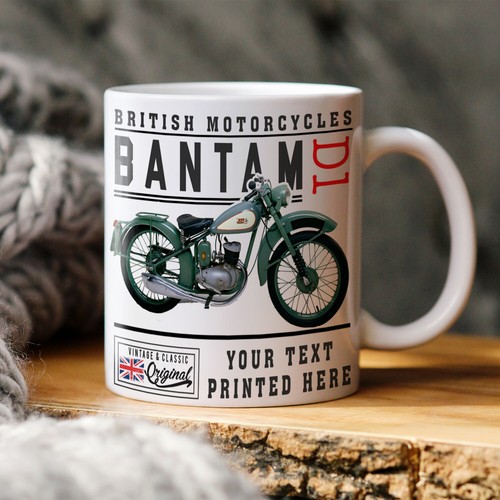 Personalised motorbike mug - motorbike, bsa