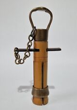 Antique Brass & Wood Billiard / Pool / Snooker Cue Tipper c1917