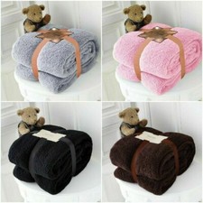 Teddy Bear Fleece  Throw Over