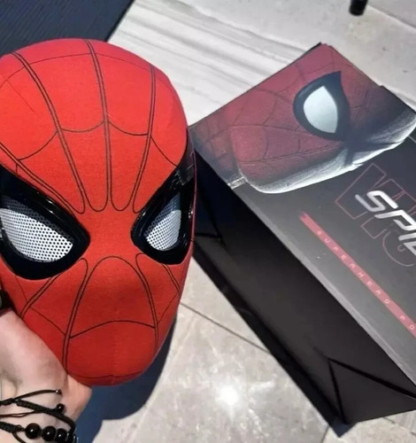 Spider man mask moving - mask,