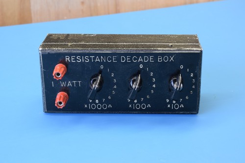 Resistance decade box 9999 - resistance,