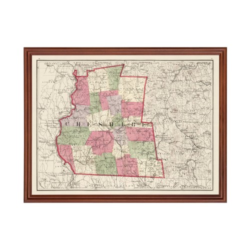 Old map cheshire county - of, nh