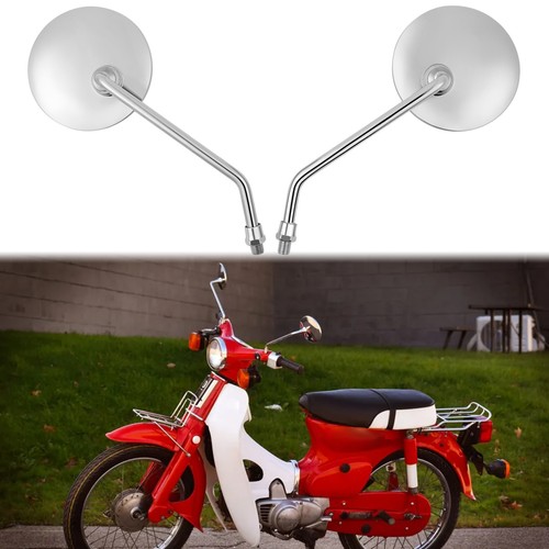 Pair chrome round - chrome,