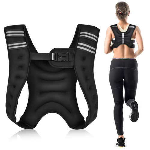 Weighted vest 5lb 3kg - weighted, 6.5lb/3kg