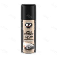 K2 ACRYLIC CLEAR TOP COAT Rally Fast Dry High Gloss Car Lacquer Spray - 400ml