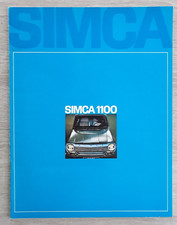 Simca 1100 Brochure 1968 -