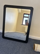 Black Frame IKEA GRUA Mirror Wall Mounted