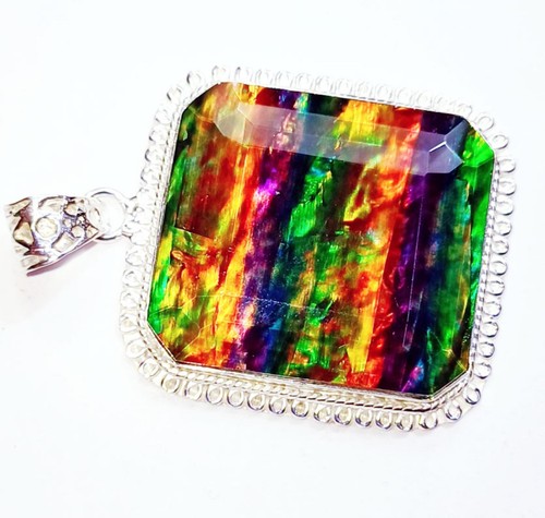 Doublet ammolite solid - ammolite,