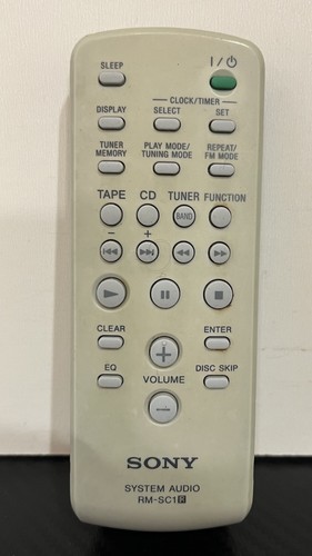 Sony sc1 remote - remote, control