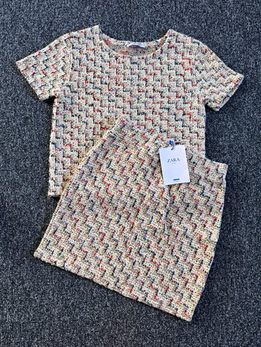 Zara trafaluc 2pc tweed set - trafaluc,