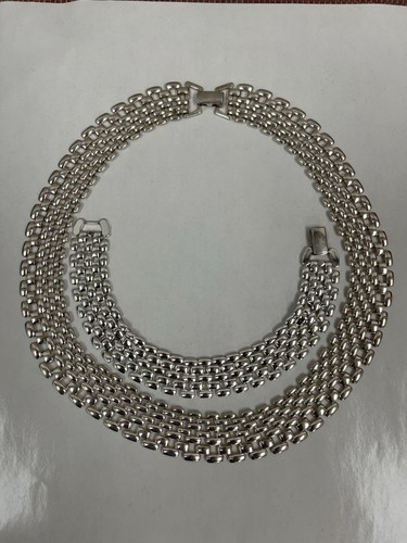 Napier silver tone - tone, panther