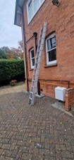 Sturdy Aluminium Extendable Double Ladder 12.7ft Sections (Approx 25ft Extended)