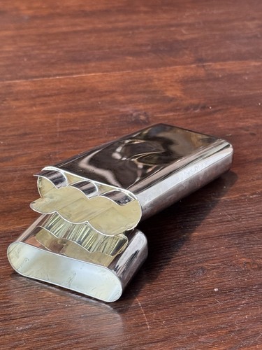 Vintage silverplate cigar - silverplate,