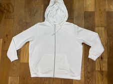 Primark Unisex White Zip Up