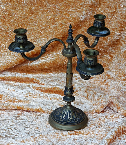 Antique arm solid brass - solid,