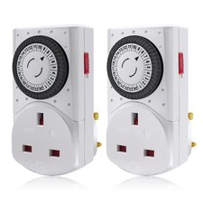 24 HOUR TIMER CLOCK SOCKET UK