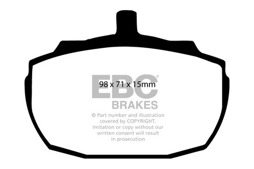 Ebc greenstuff front brake - front,