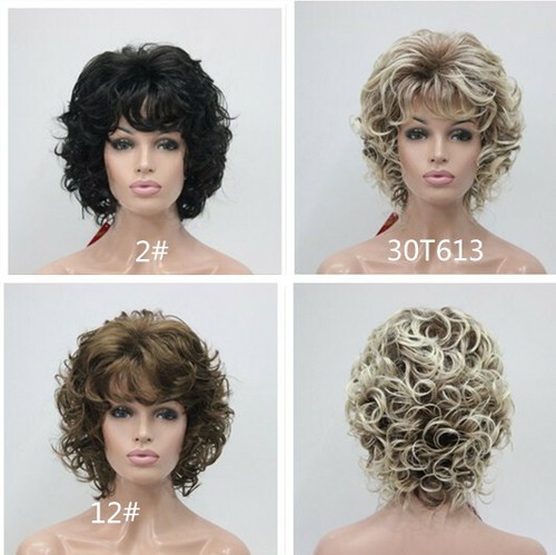 Women wig short wavy - wig, curly