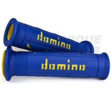 Genuine Domino Blue & Yellow XM2 Super Soft Handlebar Grips for Oset Bikes