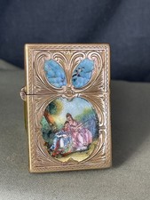 Rare Silver Enamel Zippo
