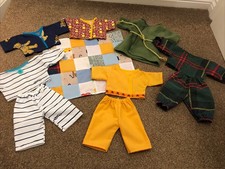 Boy Baby Doll clothes 16”-18” doll trousers, tops, dressing gown Suit Baby Born?