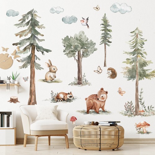 Large forest animals decals - ex-large,