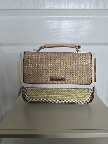 River island gold woven - woven, straw