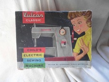 VULCAN CLASSIC CHILD'S ELECTRIC SEWING MACHINE ~ BOXED COMPLETE with ACCESSORIES