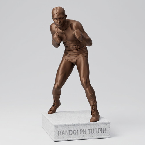 Randolph turpin boxing statue - turpin,
