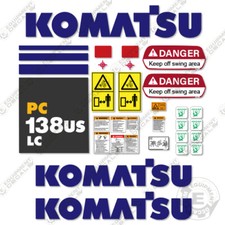 Fits Komatsu PC138USLC-8 Decal