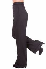 Black Wide Leg High Waist