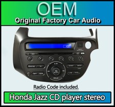Honda Jazz CD player car stereo radio AUX input, Honda 39101-TF2-E211-M1