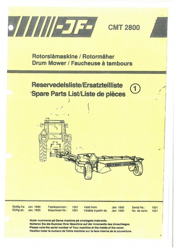Drum mower cmt2800 cmt - jf,