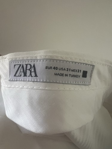 Zara white inch waste - 31,