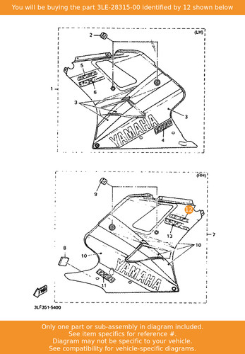 Yamaha emblem 3le 28315 00 - yamaha, emblem,