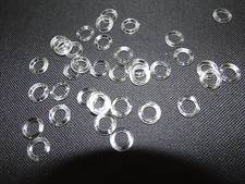 Plastic roman blind rings 13mm - sold loose in 100s 