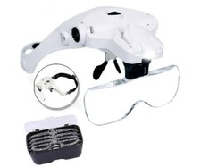 Magnifying Headband Head Set 1X - 3.5X With Light