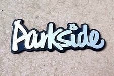 "PARKSIDE" AMERICAN CAR DEALERSHIP REAR/BOOT/TRUNK BADGE 10cm long.