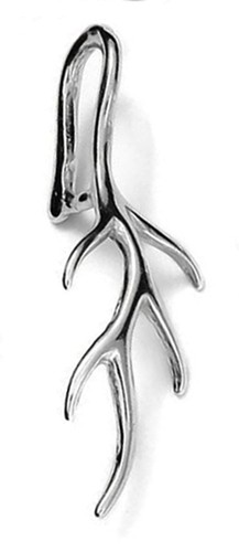 Sterling silver veined - silver,