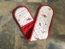Marks & Spencer M&S Christmas Quilted Cotton Oven Gloves BNWT